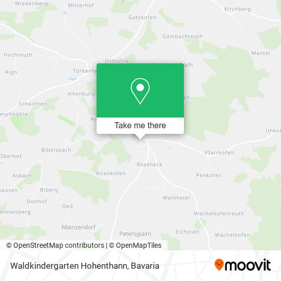 Waldkindergarten Hohenthann map
