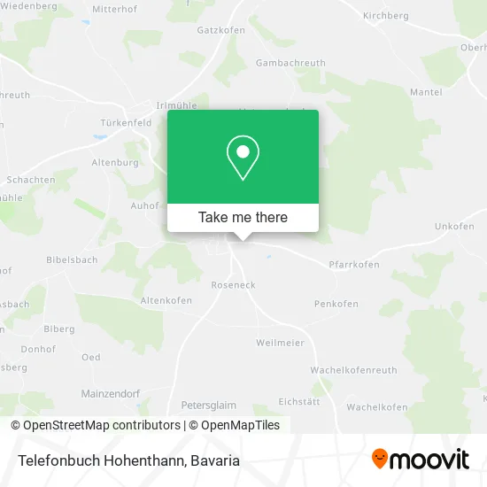 Карта Telefonbuch Hohenthann