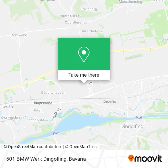 Карта 501 BMW Werk Dingolfing