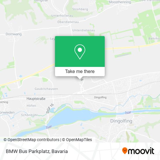 BMW Bus Parkplatz map