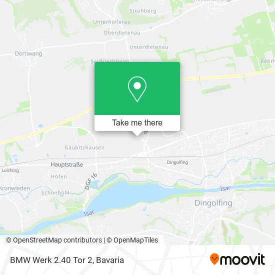 Карта BMW Werk 2.40 Tor 2
