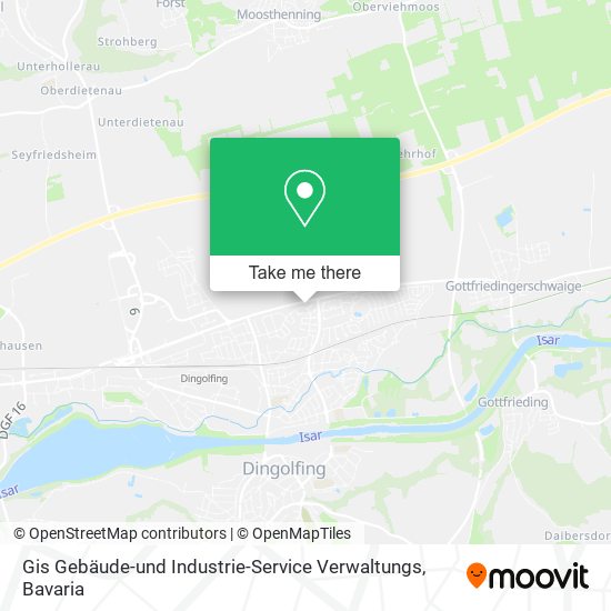 Карта Gis Gebäude-und Industrie-Service Verwaltungs