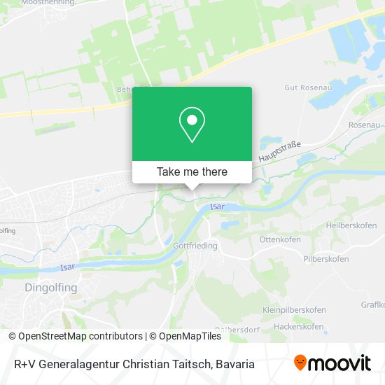 R+V Generalagentur Christian Taitsch map
