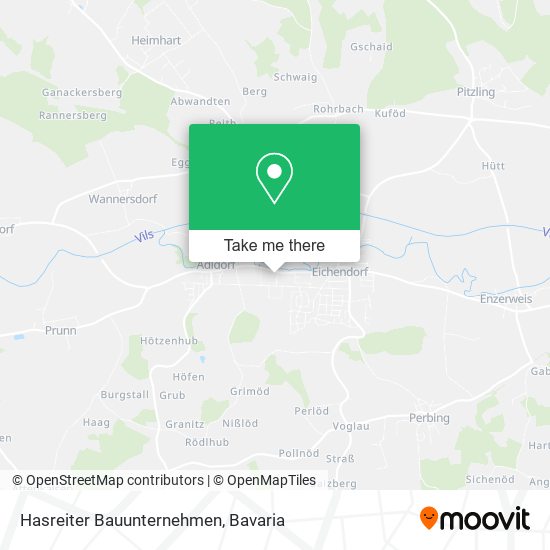 Hasreiter Bauunternehmen map