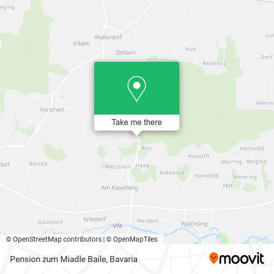 Pension zum Miadle Baile map
