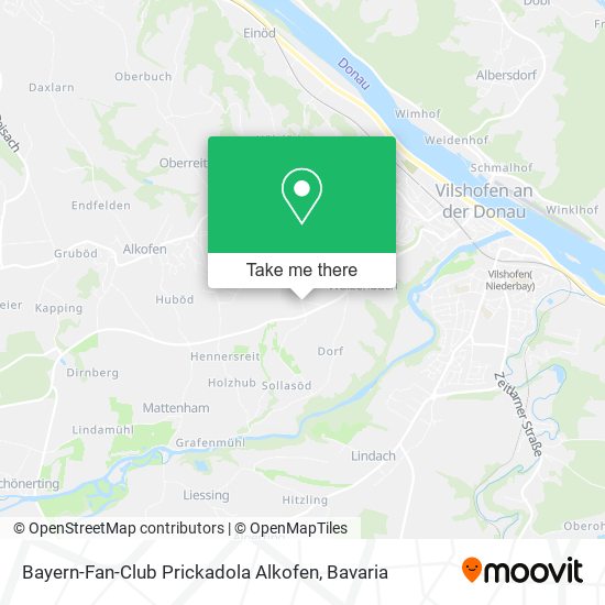 Bayern-Fan-Club Prickadola Alkofen map