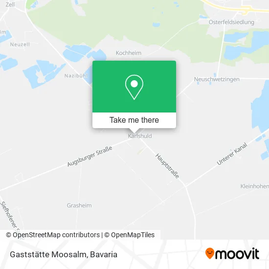 Карта Gaststätte Moosalm