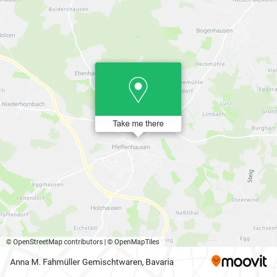 Карта Anna M. Fahmüller Gemischtwaren