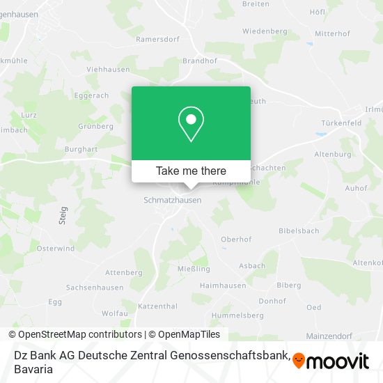 Dz Bank AG Deutsche Zentral Genossenschaftsbank map