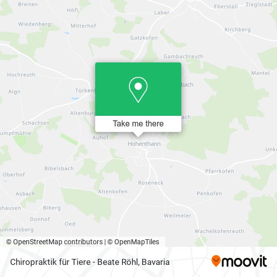 Chiropraktik für Tiere - Beate Röhl map