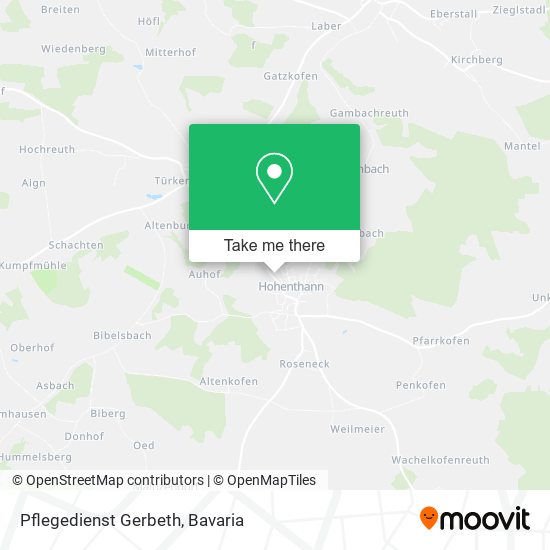 Pflegedienst Gerbeth map