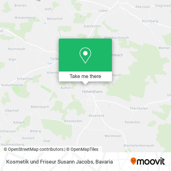 Kosmetik und Friseur Susann Jacobs map