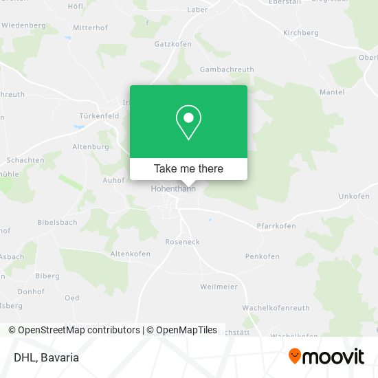 Карта DHL