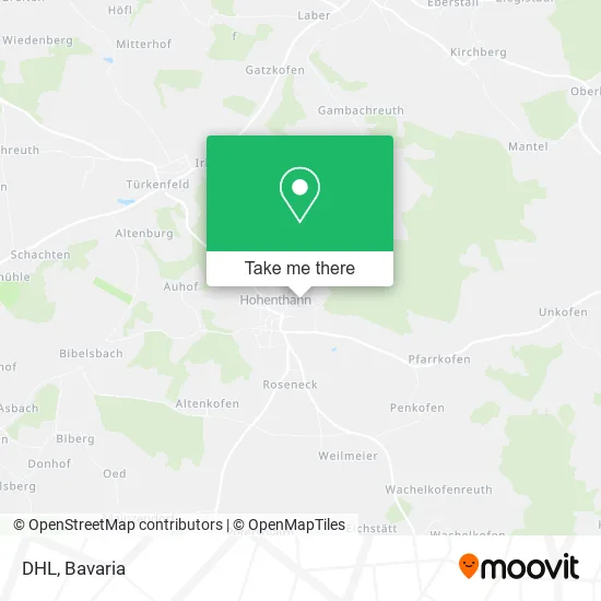Карта DHL