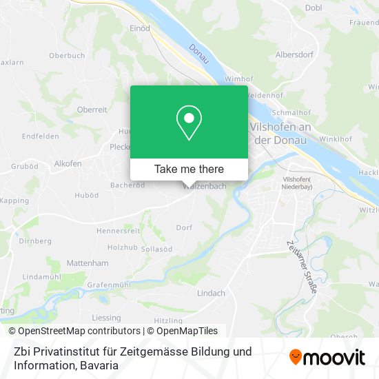 Zbi Privatinstitut für Zeitgemässe Bildung und Information map