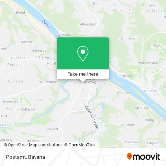 Карта Postamt