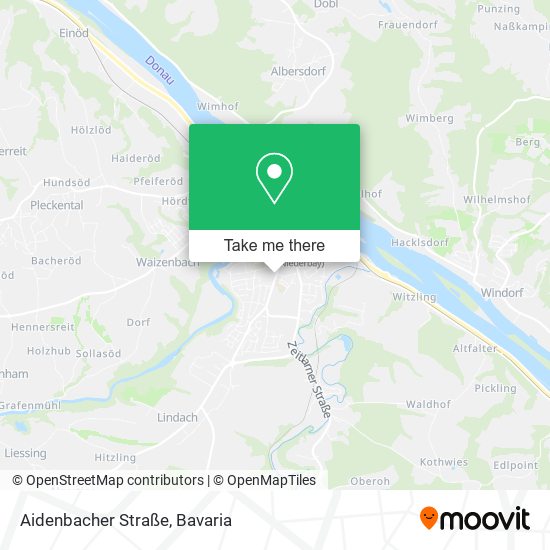 Aidenbacher Straße map