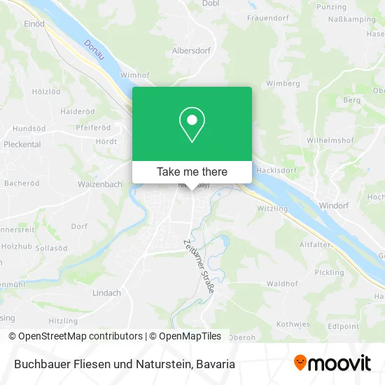 Карта Buchbauer Fliesen und Naturstein