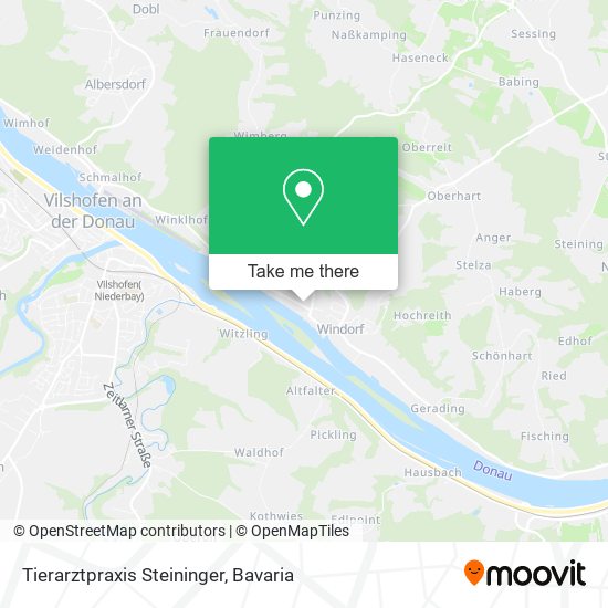 Tierarztpraxis Steininger map