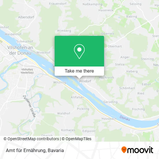 Карта Amt für Ernährung