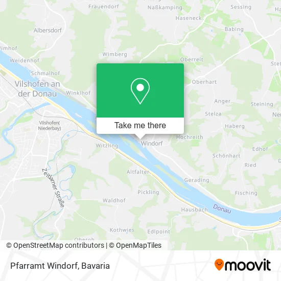 Карта Pfarramt Windorf