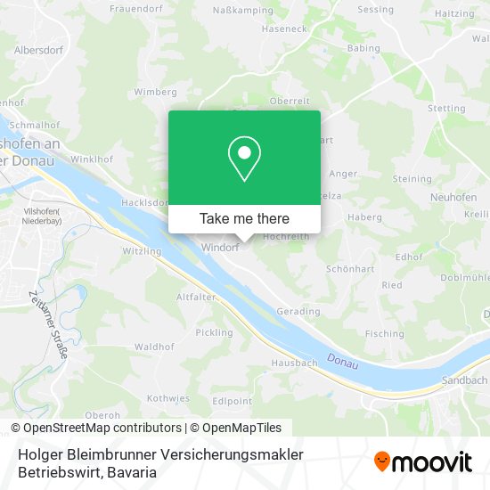 Holger Bleimbrunner Versicherungsmakler Betriebswirt map