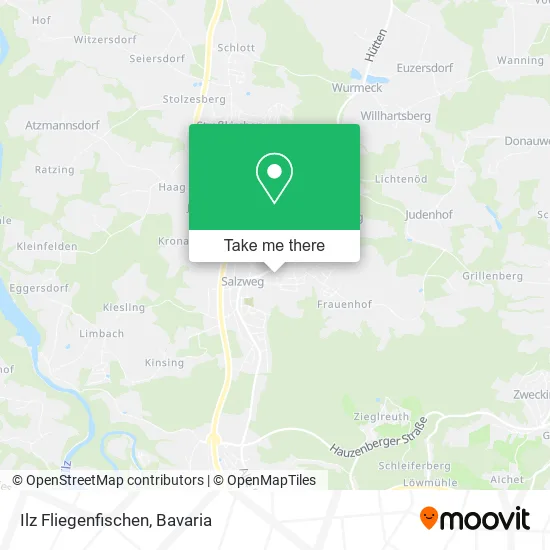 Карта Ilz Fliegenfischen