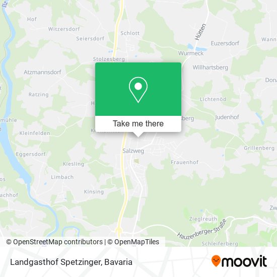 Landgasthof Spetzinger map