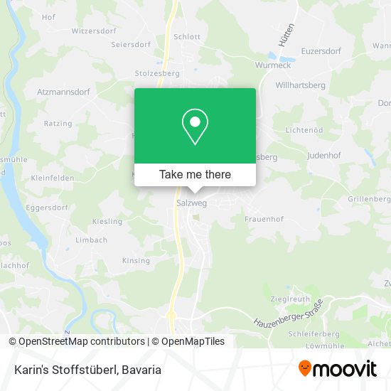 Karin's Stoffstüberl map