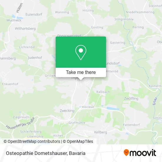 Карта Osteopathie Dometshauser