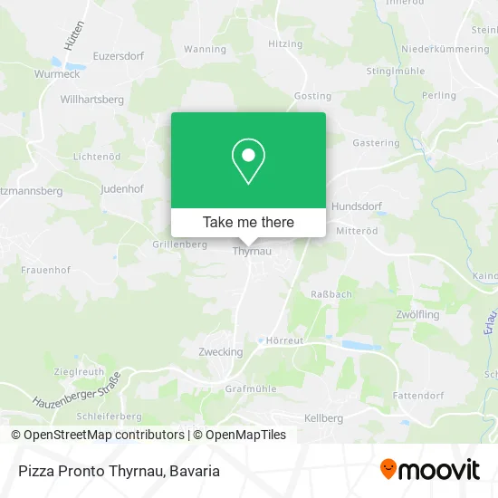 Карта Pizza Pronto Thyrnau
