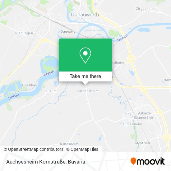 Auchsesheim Kornstraße map