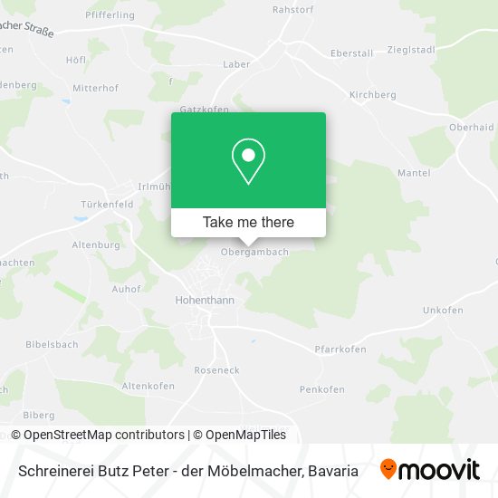 Schreinerei Butz Peter - der Möbelmacher map
