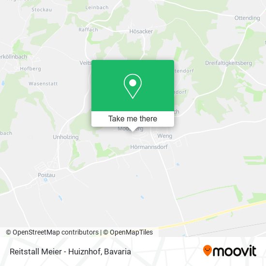 Reitstall Meier - Huiznhof map