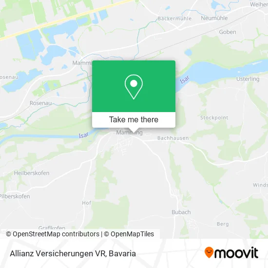 Карта Allianz Versicherungen VR
