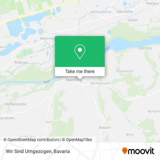 Карта Wir Sind Umgezogen