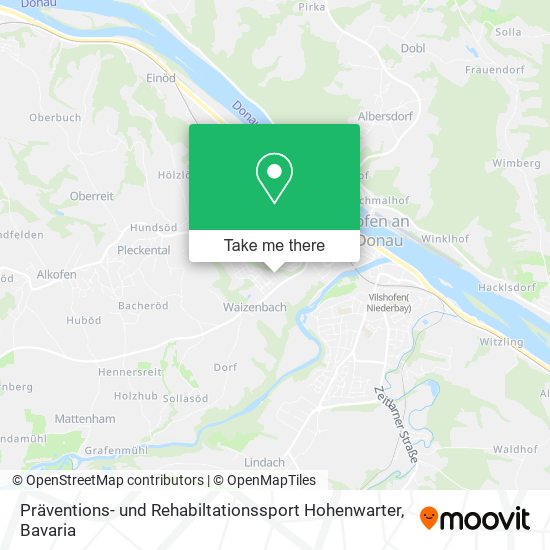 Präventions- und Rehabiltationssport Hohenwarter map