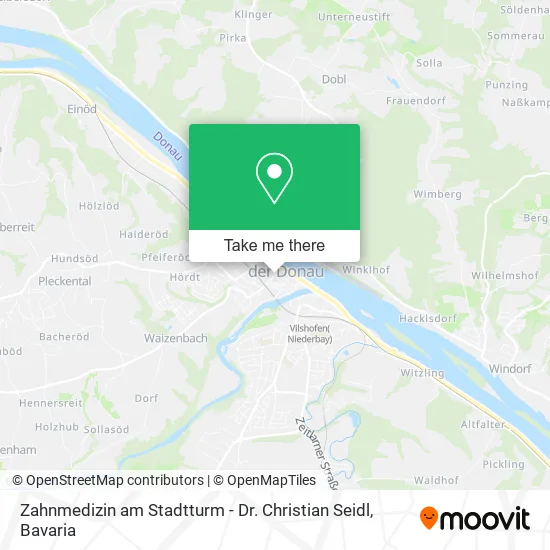 Карта Zahnmedizin am Stadtturm - Dr. Christian Seidl