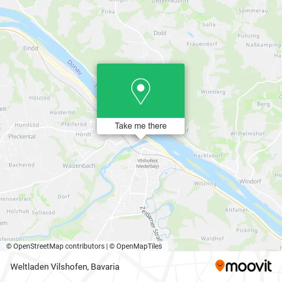 Карта Weltladen Vilshofen