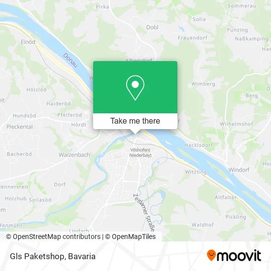 Карта Gls Paketshop