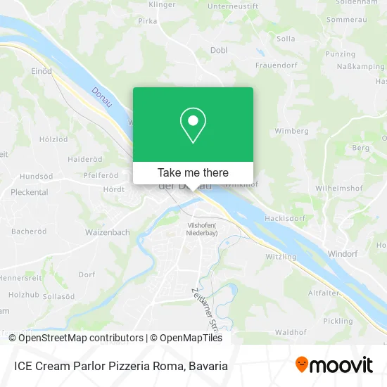 Карта ICE Cream Parlor Pizzeria Roma