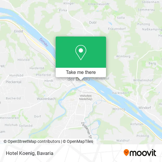 Hotel Koenig map