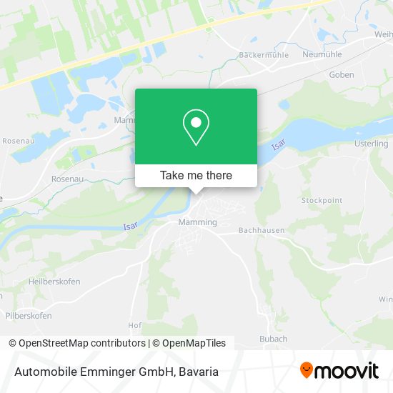 Automobile Emminger GmbH map