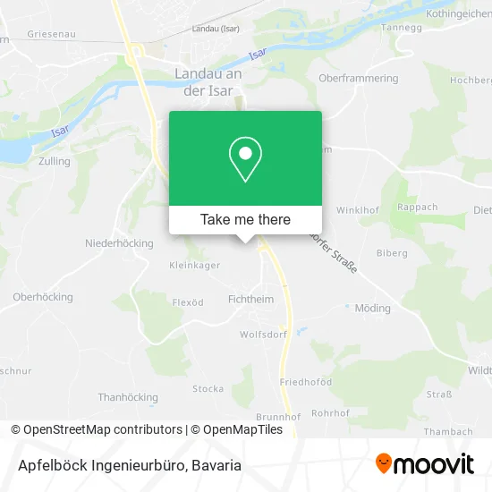 Карта Apfelböck Ingenieurbüro