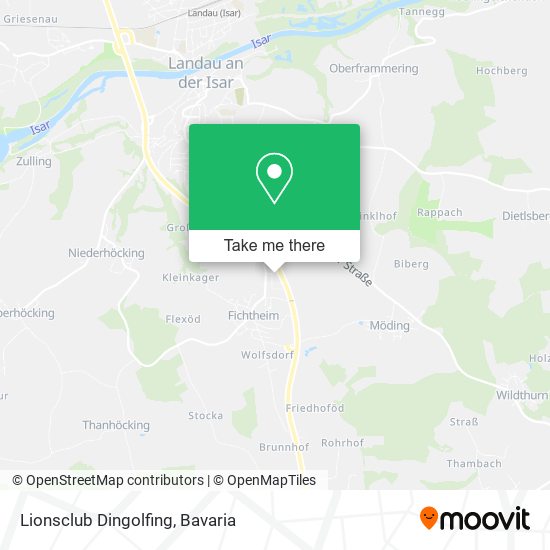 Lionsclub Dingolfing map