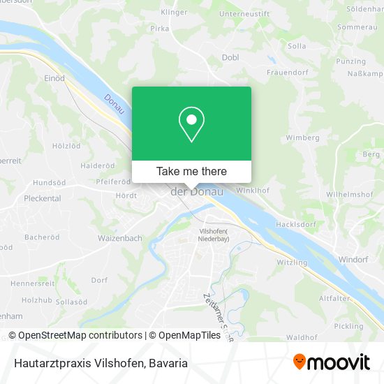 Hautarztpraxis Vilshofen map