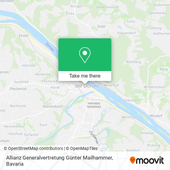 Allianz Generalvertretung Günter Mailhammer map