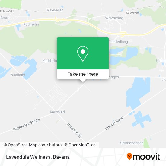 Lavendula Wellness map