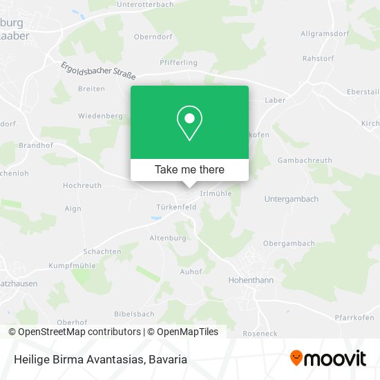 Heilige Birma Avantasias map