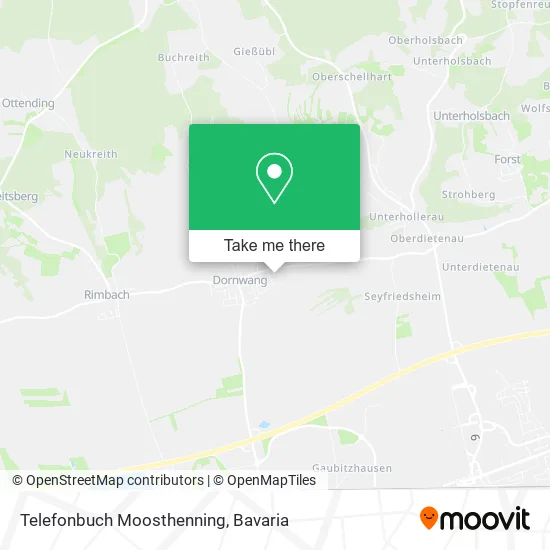 Карта Telefonbuch Moosthenning